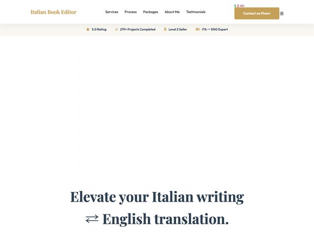 Italian Book Editor